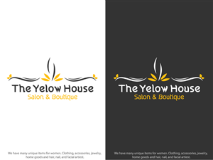 Logo Design by DesignVault for The YELLOW HOUSE SALON & BOUTIQUE | Design: #6215526