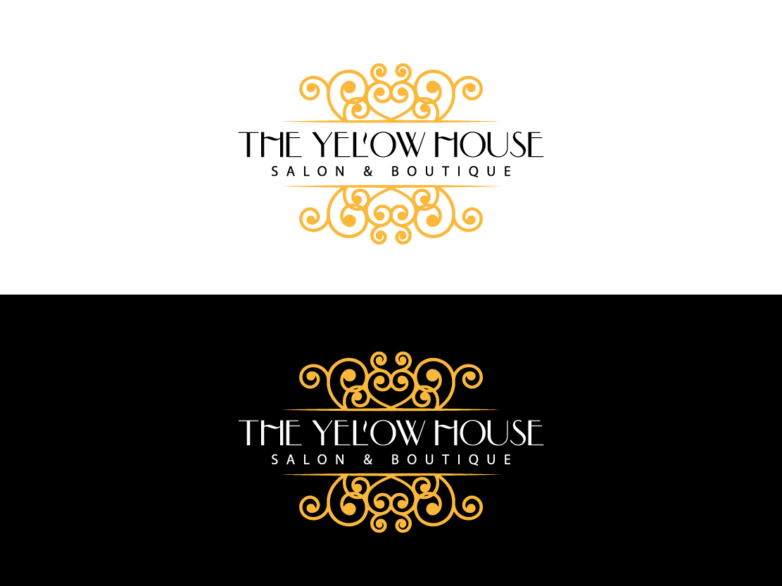 Logo Design by DesignVault for The YELLOW HOUSE SALON & BOUTIQUE | Design #6215530