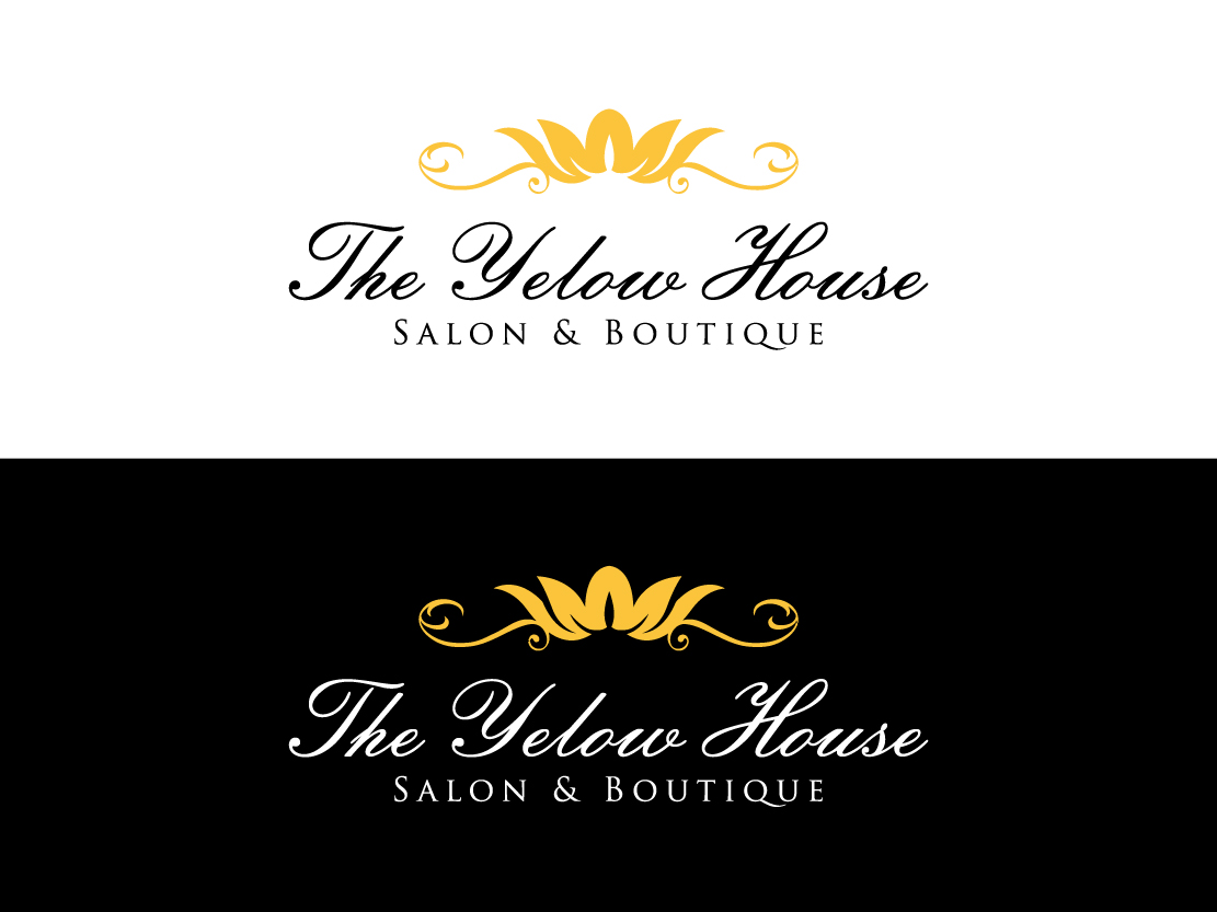 Logo Design by DesignVault for The YELLOW HOUSE SALON & BOUTIQUE | Design #6215539