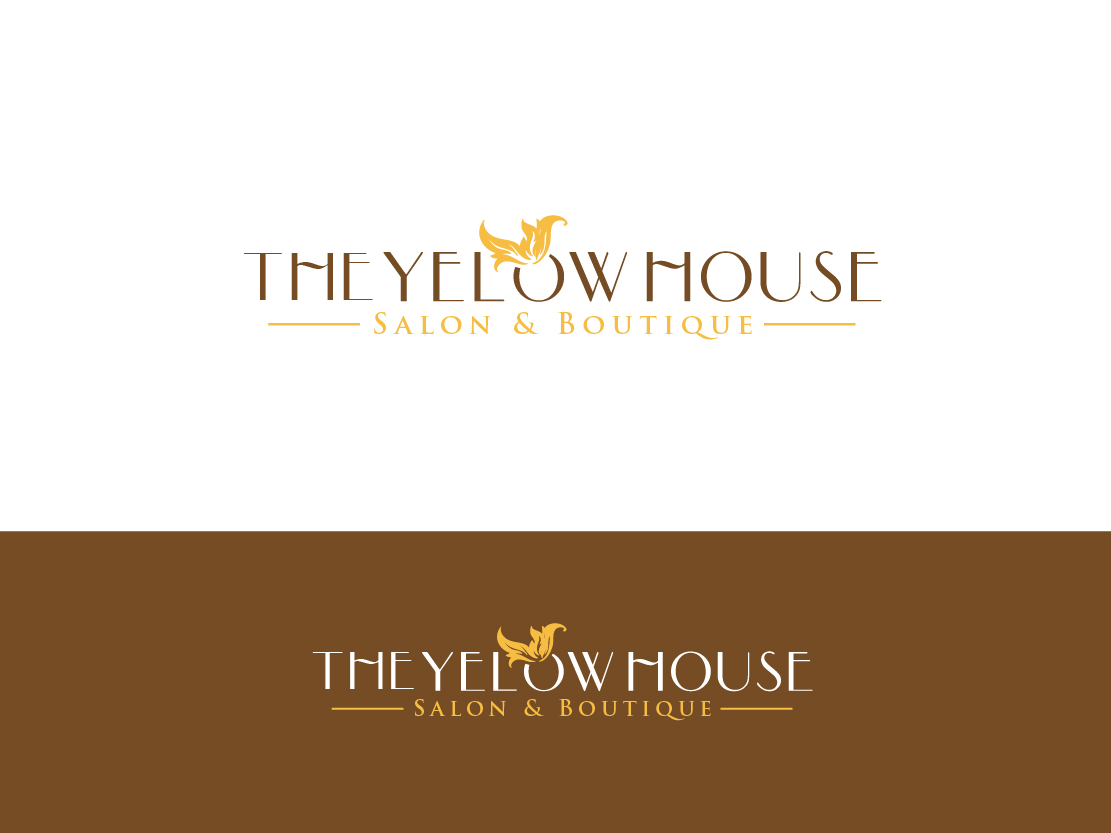 Logo Design by DesignVault for The YELLOW HOUSE SALON & BOUTIQUE | Design #6215613