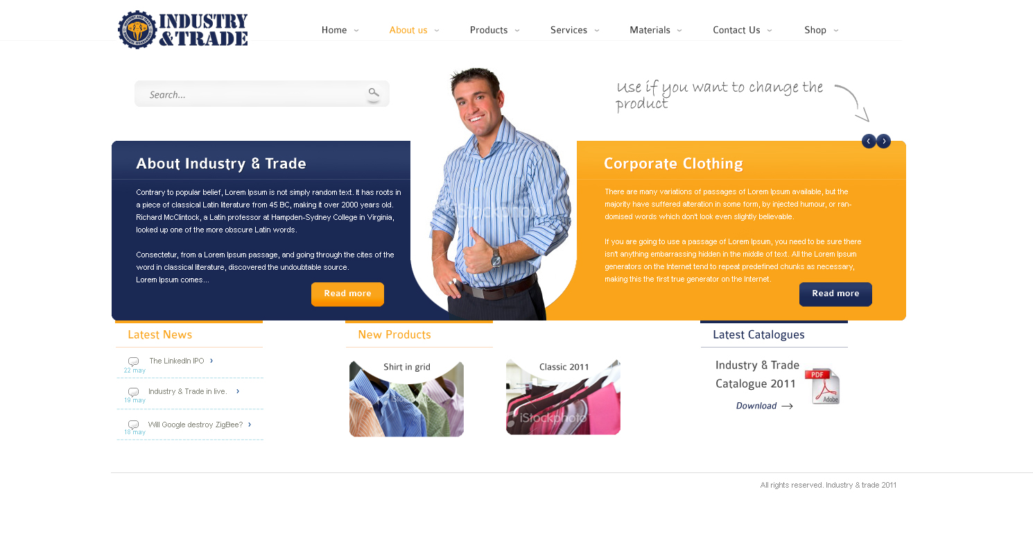 Web Design by KKORZENIOWSKI. for Promotional Logistics | Design #331478