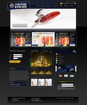 Web Design by D...Design for Promotional Logistics | Design: #348828