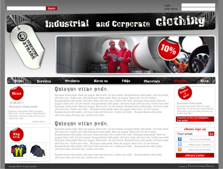 Web Design by Tamara L. for Promotional Logistics | Design #343706