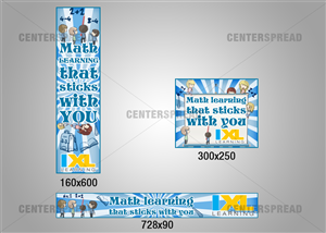 Diseño De Banner Publicitario por CENTERSPREAD para IXL Learning | Diseño #1688078