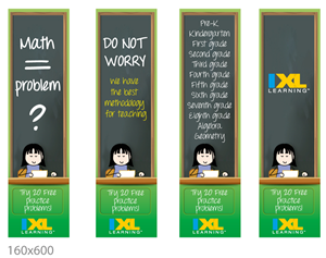 Banner Ad Design by JCR for IXL Learning | Design: #1669685