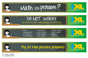 Banner Ad Design by JCR for IXL Learning | Design: #1669692