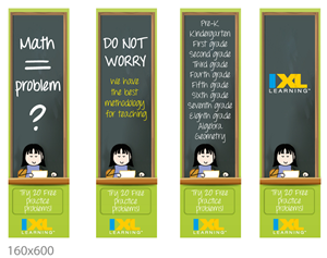 Banner Ad Design by JCR for IXL Learning | Design: #1701563