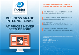Flyer Design by Easy Flyer Design for PicNet Pty Ltd | Design: #6182175