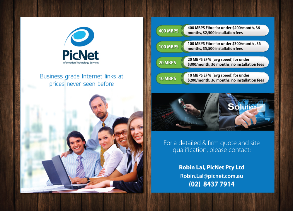 Flyer Design by meet007 for PicNet Pty Ltd | Design #6197687