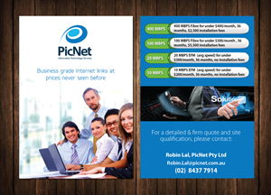 Flyer Design by meet007 for PicNet Pty Ltd | Design: #6197687