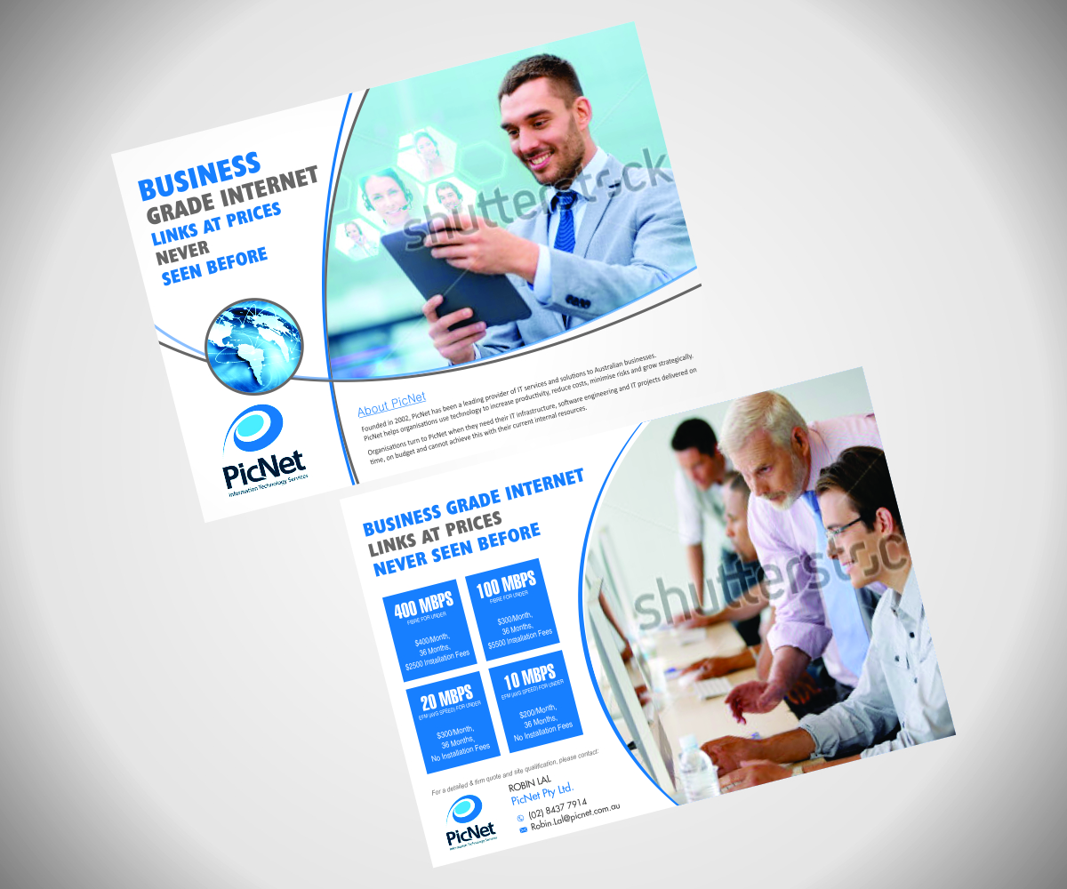Flyer Design by Mohits27 for PicNet Pty Ltd | Design #6203062