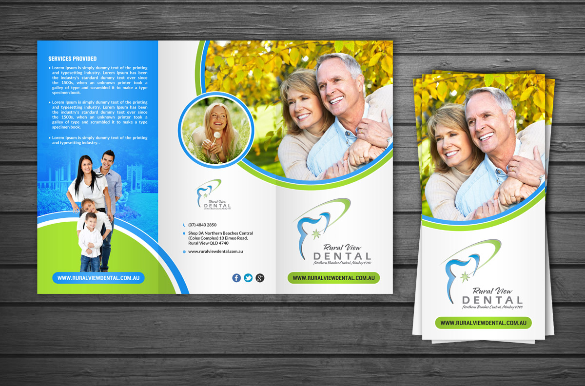 dental flyer design