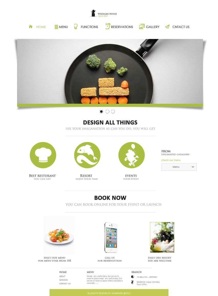 Web Design by adamhfarid for Watagan House Pty Ltd | Design #1721279
