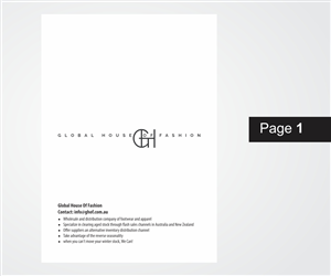 Diseño Gráfico por dany.firdaus para Global House of Fashion | Diseño: #6263009