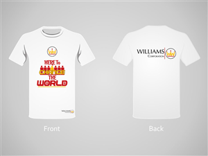T-Shirt-Design von Priyal für Williams Corporation | Design: #6296501
