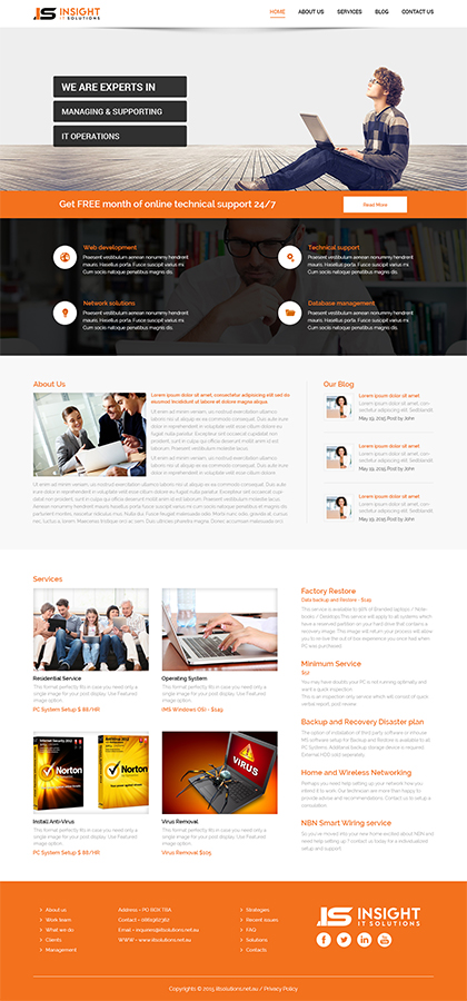 Wordpress Design by TheCodeWire for this project | Design: #6215849