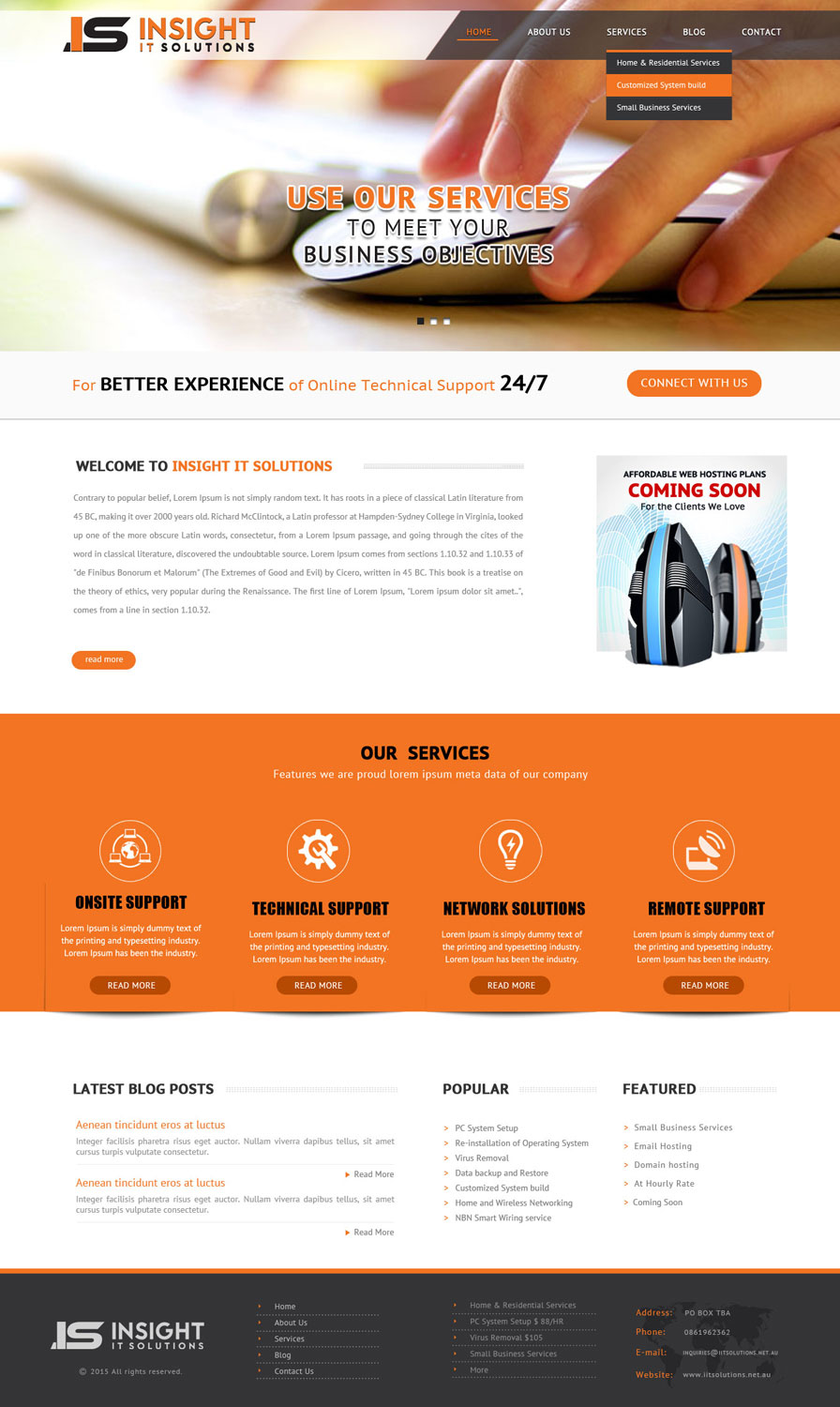 Wordpress Design by Sukrutisolutions for this project | Design #6227481