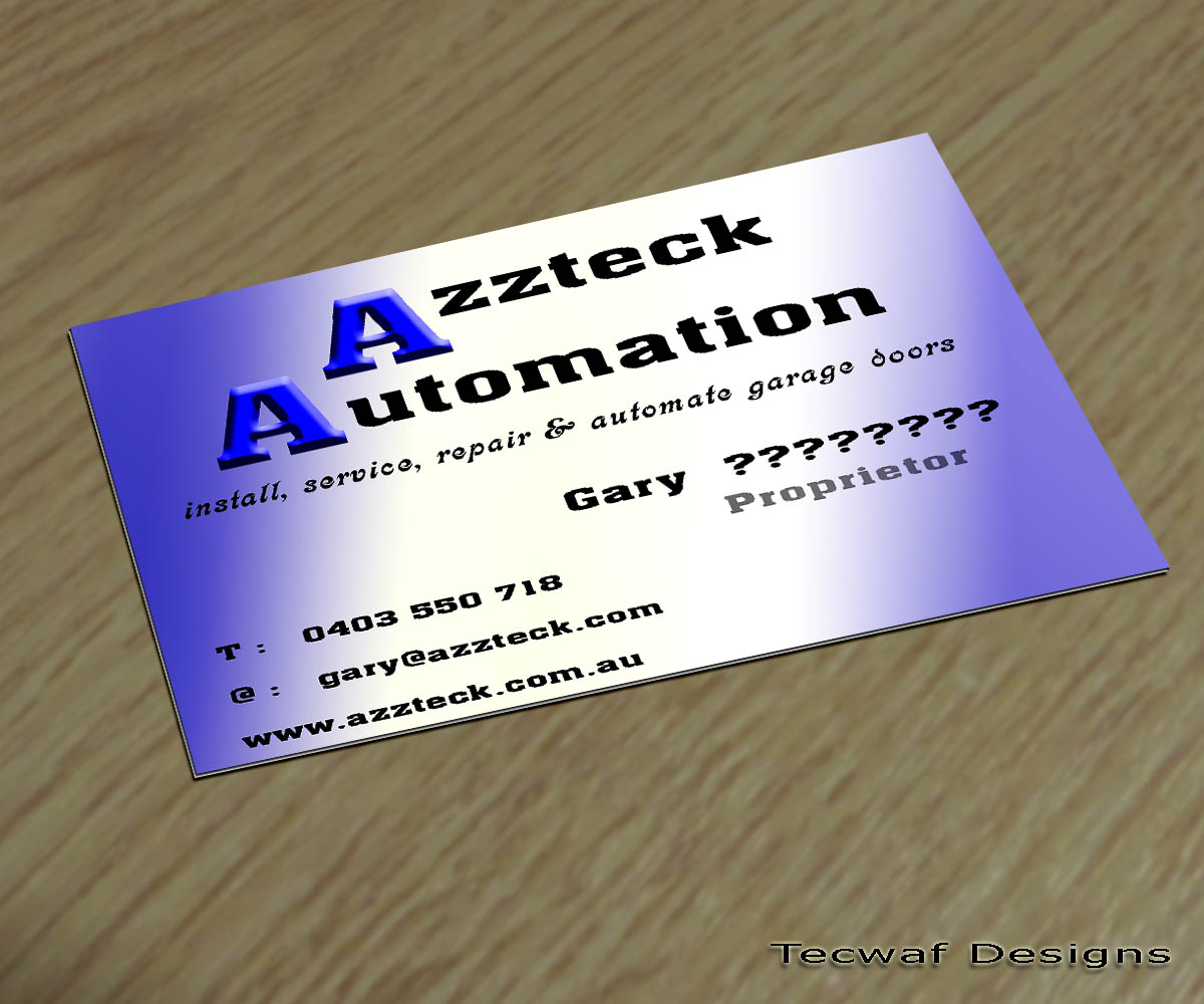 Diseño de Tarjeta de Presentación por tecwaf1 para este proyecto | Diseño #6220998