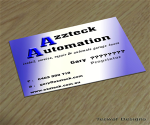 Visitenkarten-Design von tecwaf1 für dieses Projekt | Design: #6220998
