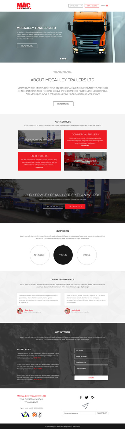 Web Design by Hashim Creetto for MMC Solutions | Design #6295180