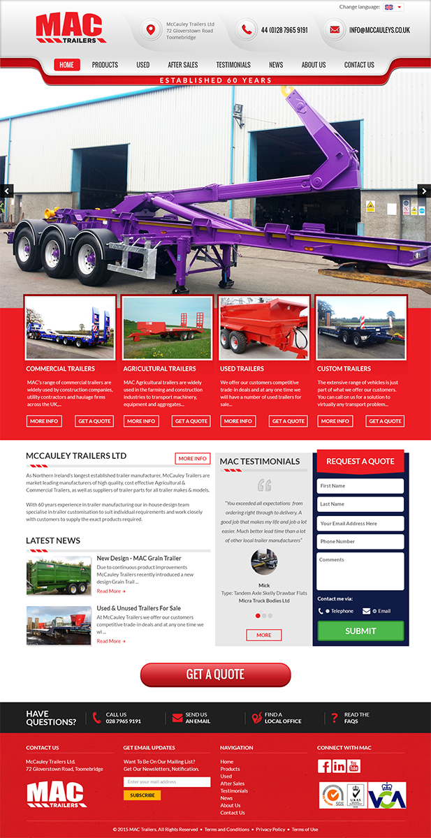 Web Design by RupalTechno for MMC Solutions | Design #6266955