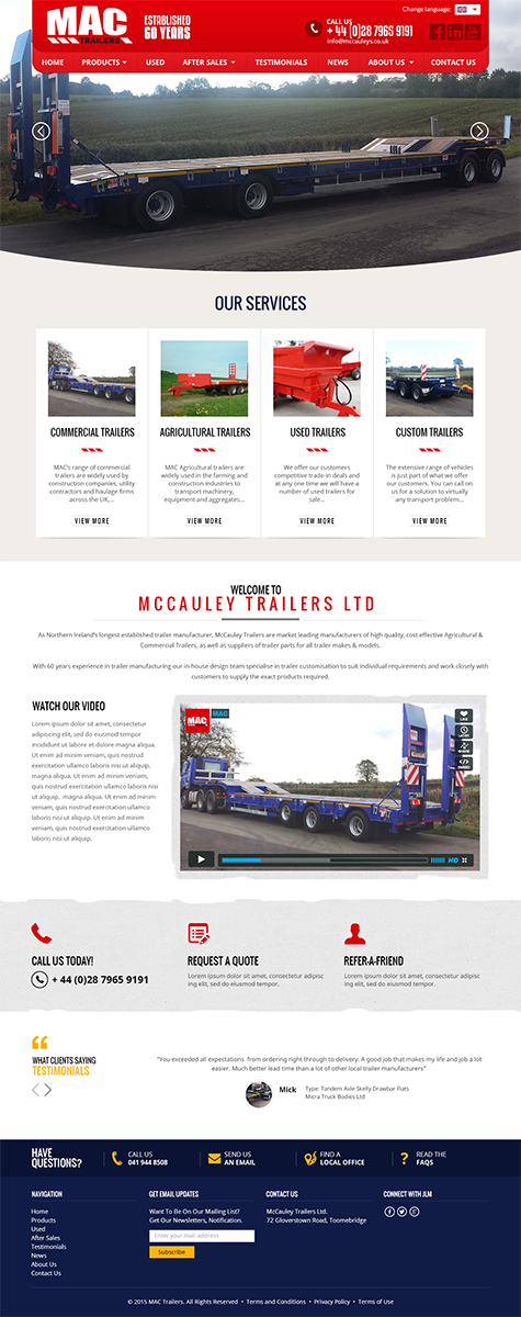 Web Design by RupalTechno for MMC Solutions | Design #6285488