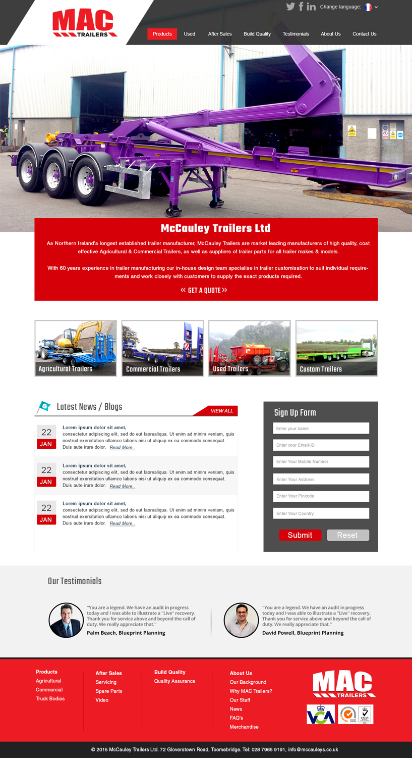 Web Design par webxvision pour MMC Solutions | Design #6246126
