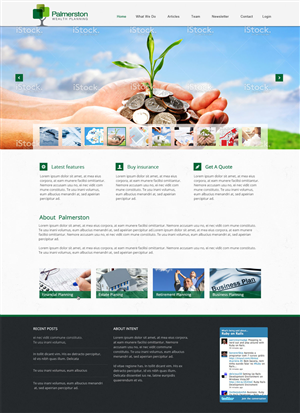 Web Design by sonaldesign for Palmerston Wealth Planning | Design #6194362