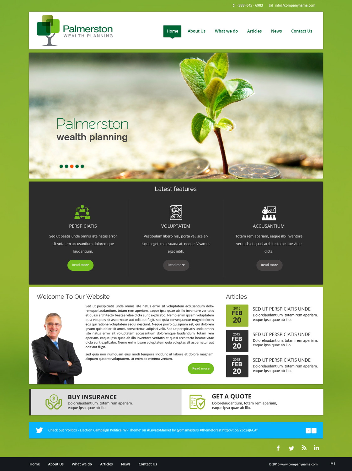Web Design by pb for Palmerston Wealth Planning | Design #6196835