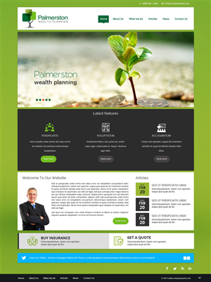 Web Design by pb for Palmerston Wealth Planning | Design: #6196835