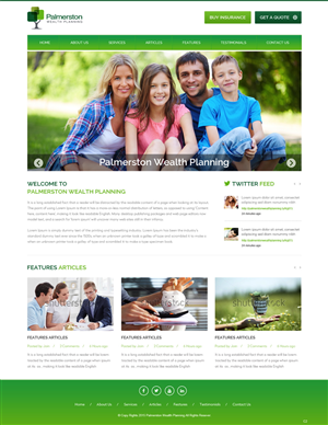 Web Design by pb for Palmerston Wealth Planning | Design: #6196851