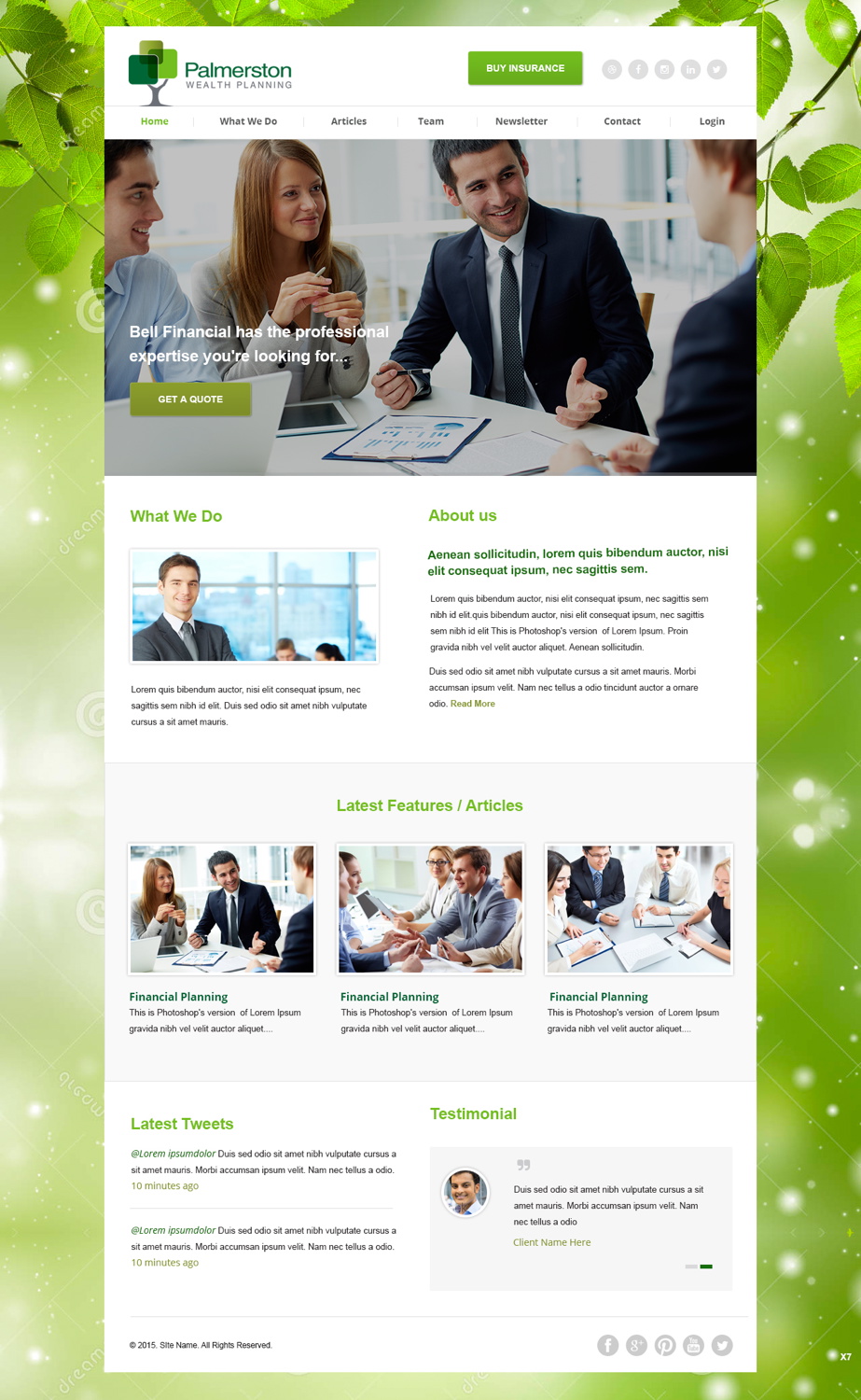Web Design par pb pour Palmerston Wealth Planning | Design #6196857