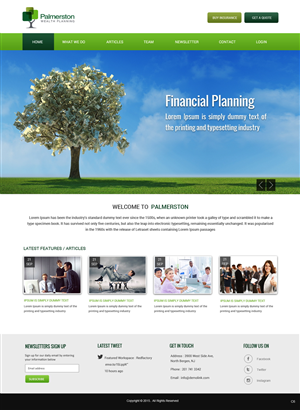 Web Design by pb for Palmerston Wealth Planning | Design #6196867