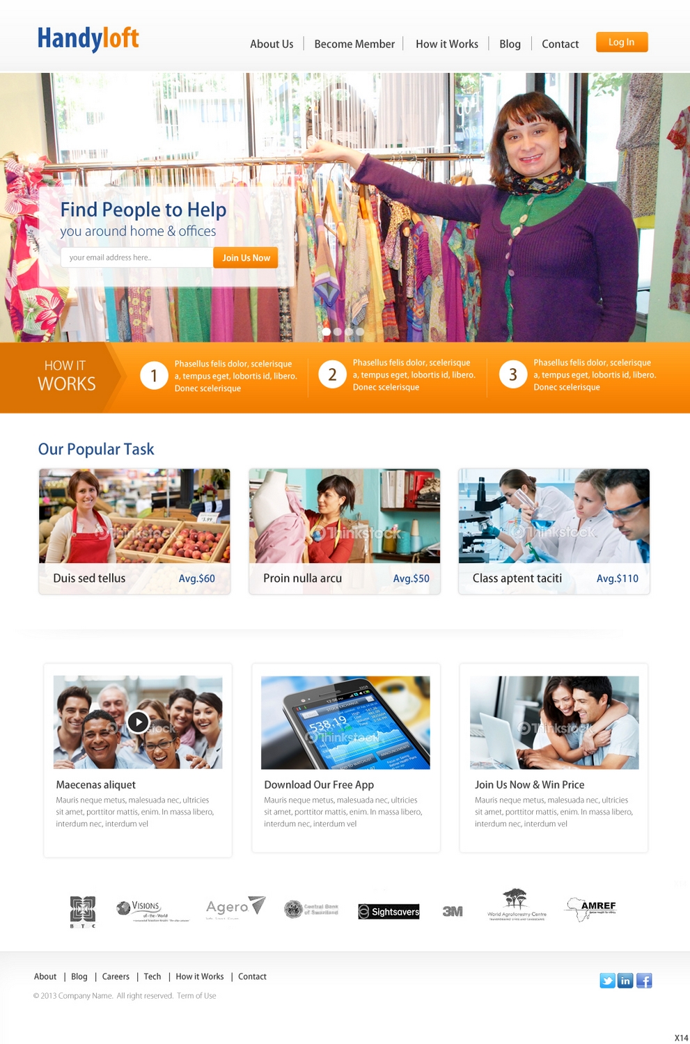 Web Design by pb for Handyloft | Design #1653636