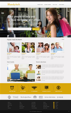 Web Design by pb for Handyloft | Design: #1656640