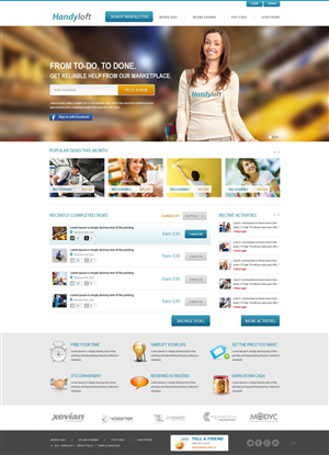 Web Design by pb for Handyloft | Design: #1679354
