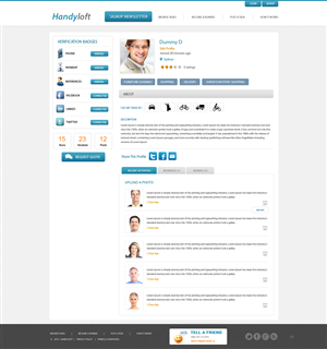 Web Design by pb for Handyloft | Design: #1729477