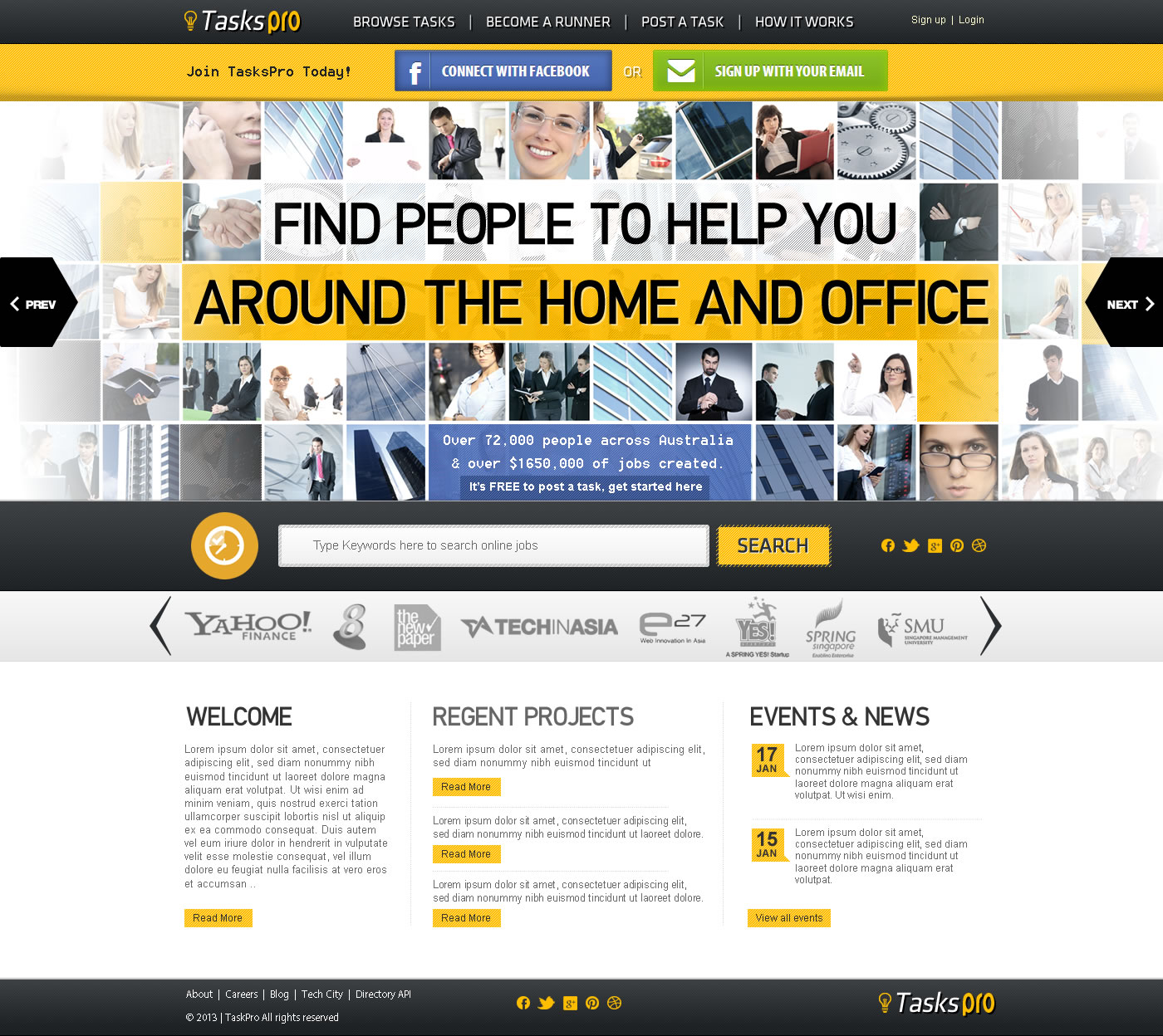 Web Design by TechWise for Handyloft | Design #1679391