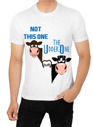 T-shirt Design by Humble Gallery for UdderOne | Design #6203407