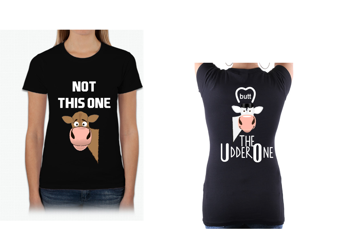 T-shirt Design by Humble Gallery for UdderOne | Design #6203414
