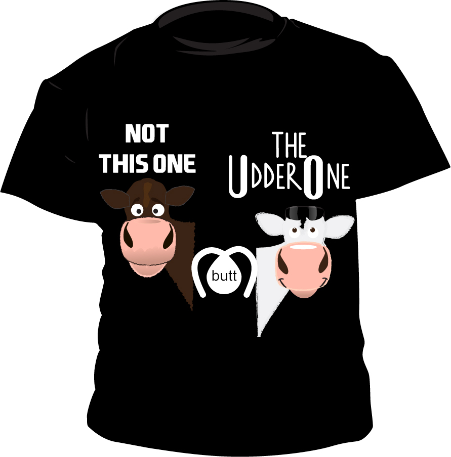 T-shirt Design by Humble Gallery for UdderOne | Design #6203430