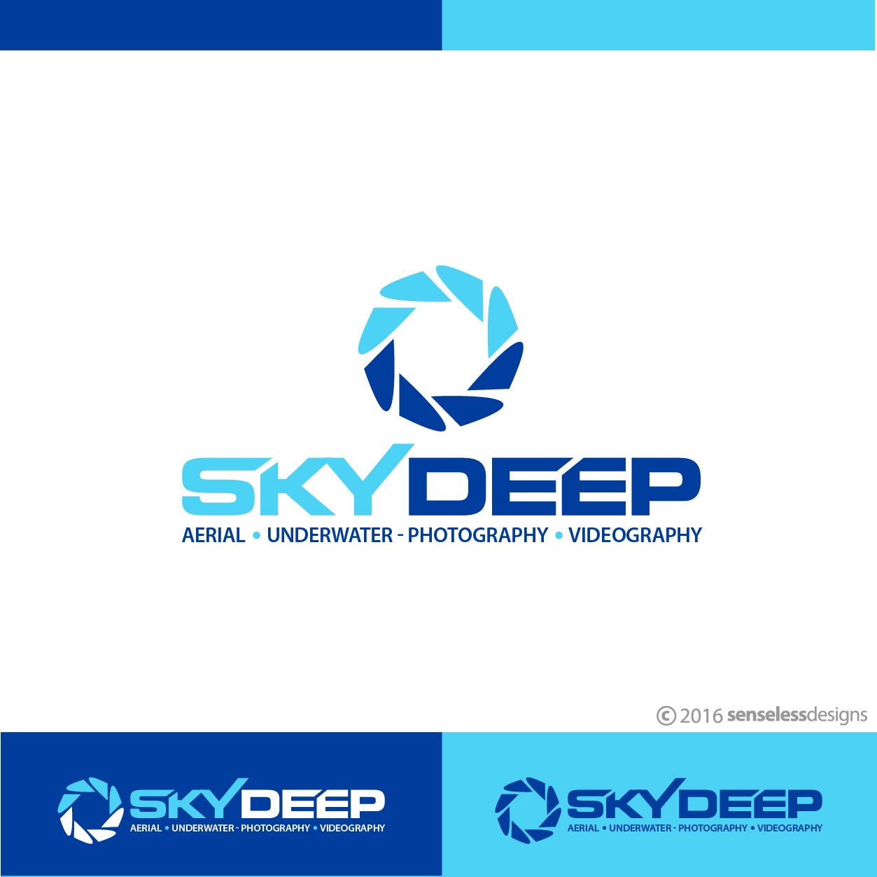 Logo Design by Senseless for SkyDeep | Design #10248892