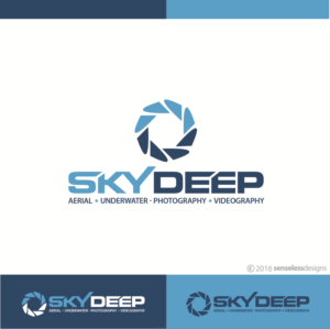 SkyDeep | Logo Design by Senseless