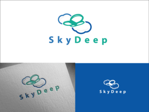 SkyDeep | Logo Design by Graphic Bricks