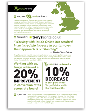 Print Design by Diseno Advertising Pte Ltd for Inside Online Marketing | Design: #1668596