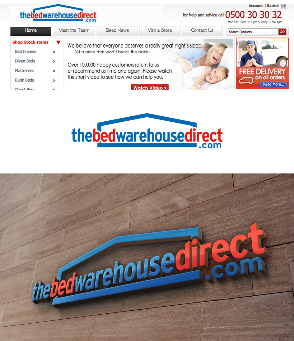 Logo Design by trufya for The Bed Warehouse (W.Mids) Ltd | Design #6223825