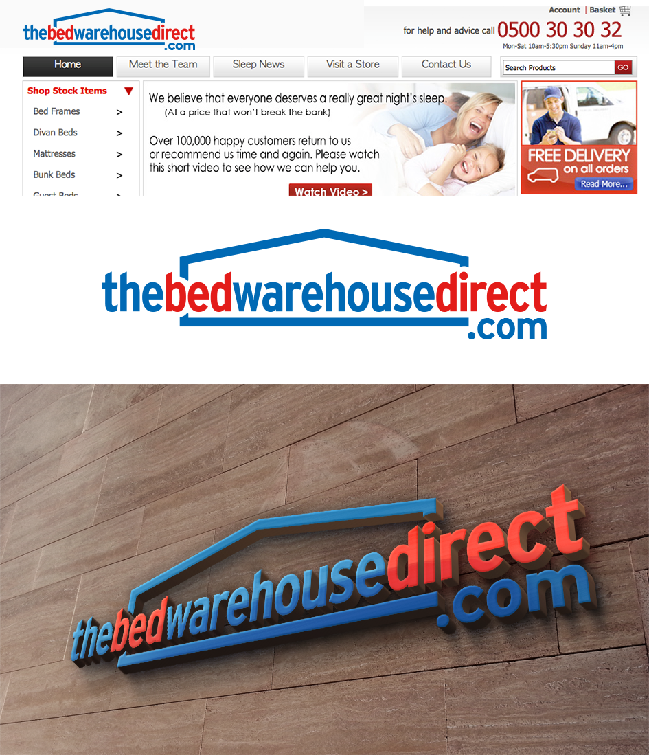 Logo Design by trufya for The Bed Warehouse (W.Mids) Ltd | Design #6223916