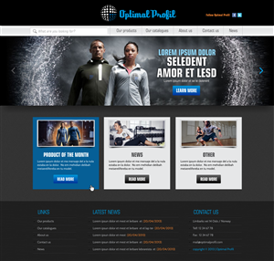 Optimal Profile Webpage | Design Wordpress par CreativeIyke