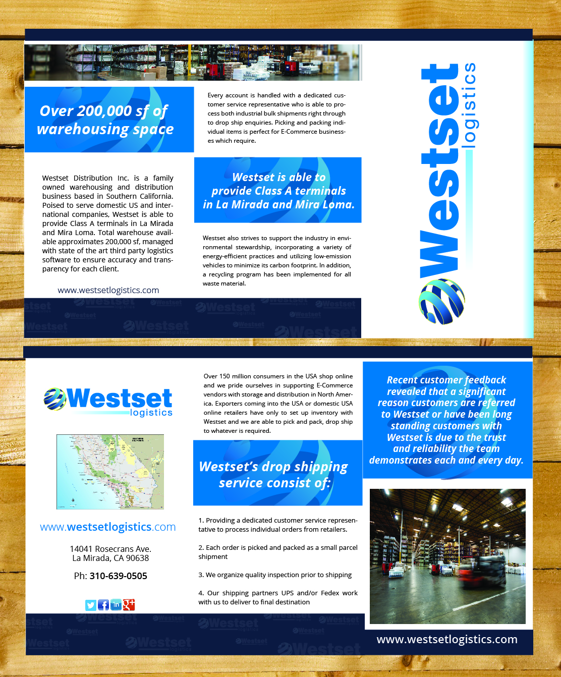 bold modern industrial brochure design for iffel envision design contracting