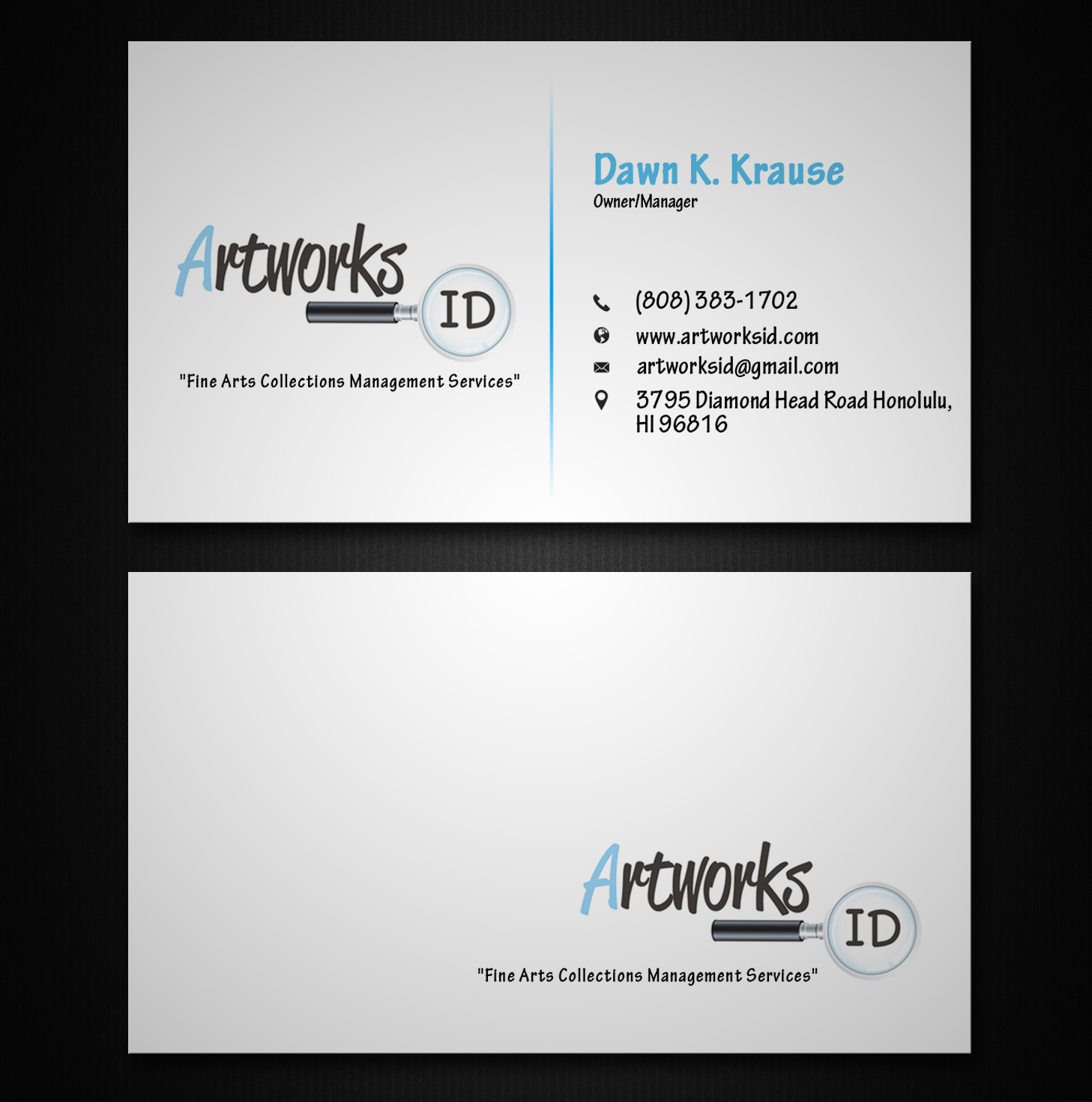 Business Card Design by Pixi Dust for Artworks ID, LLC | Design #6198004